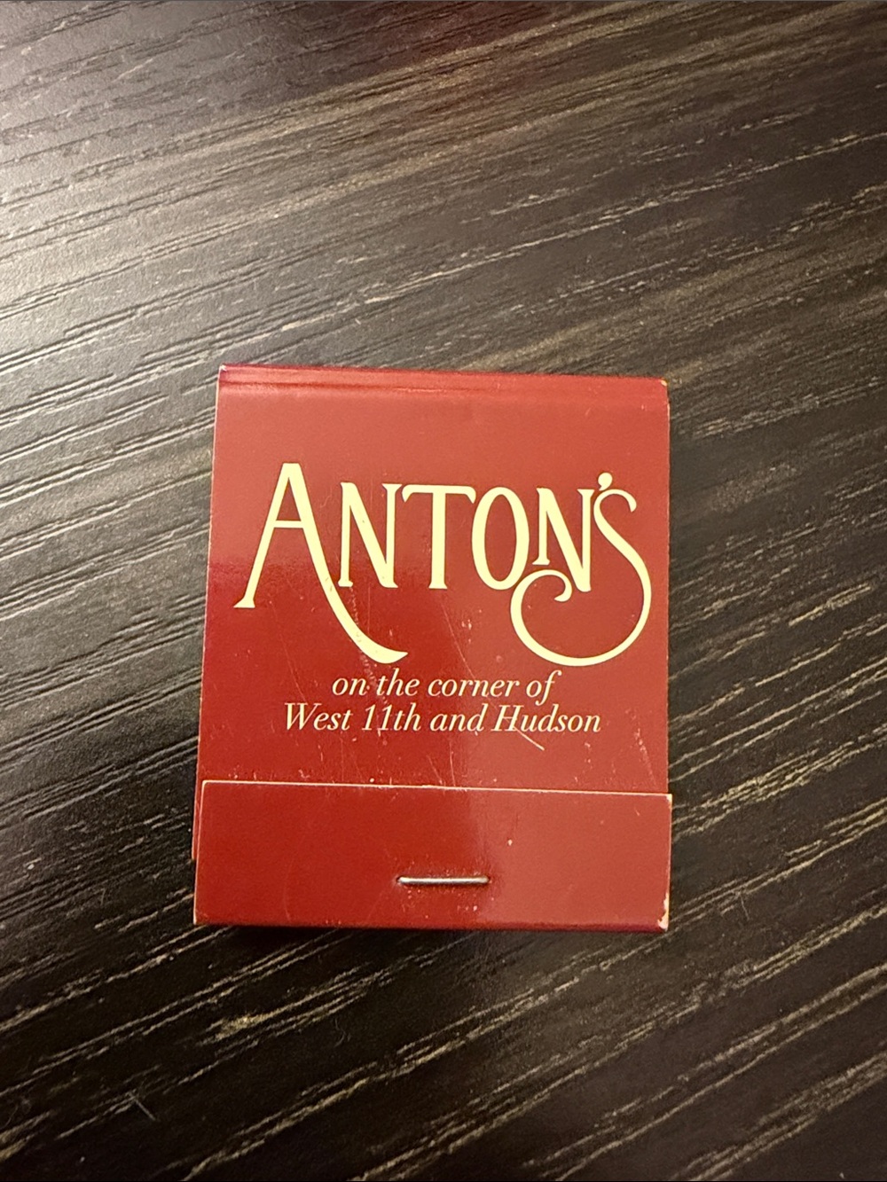 NYC Matchbook “Anton’s”